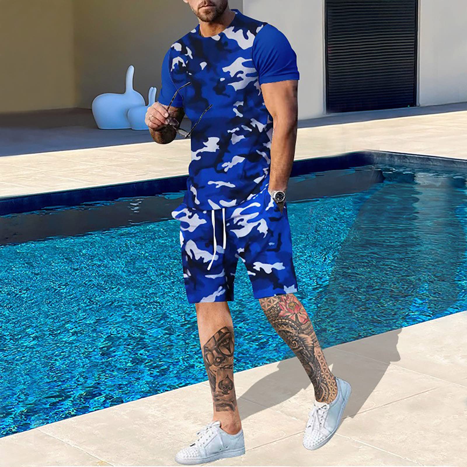 Summer Men Camouflage T shirt  - Outdoor Hunting Outfit のレビューと価格