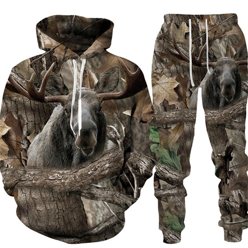 Men's Camouflage Hunting Anima - Outdoor Hunting Outfit のレビューと価格