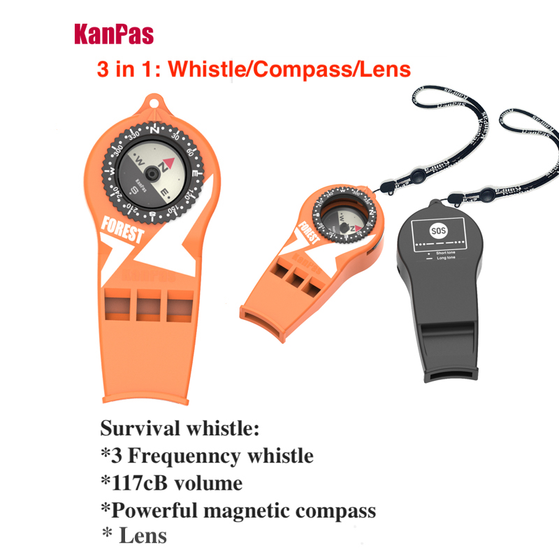 Kanpas Sport Whistle w. Compas - Outdoor Hunting Guide のレビューと価格
