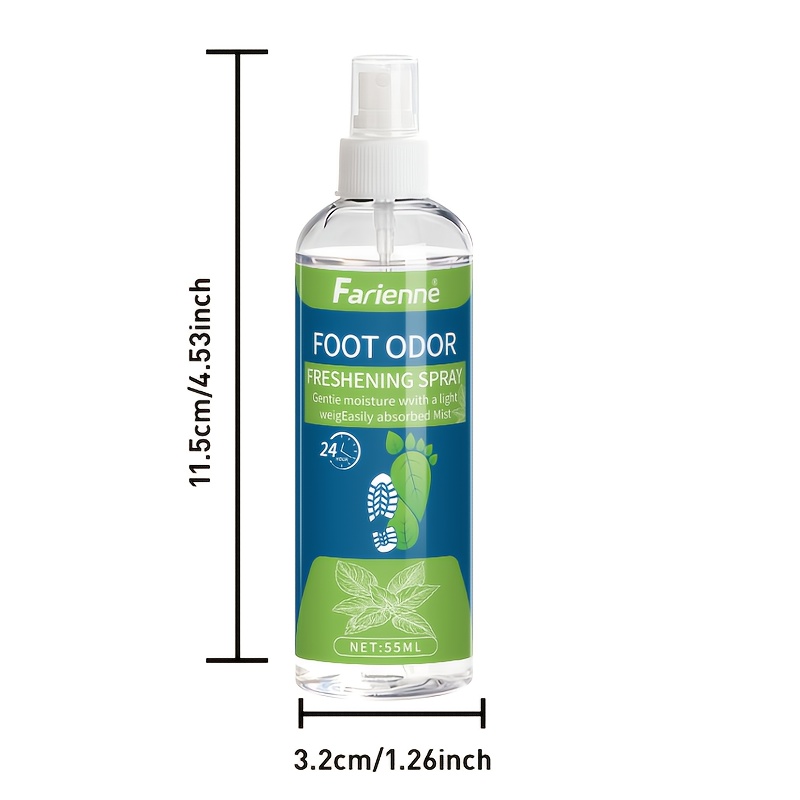 55ml Foot Shoes Deodorizer Spr - Scent Eliminator Spray のレビューと価格