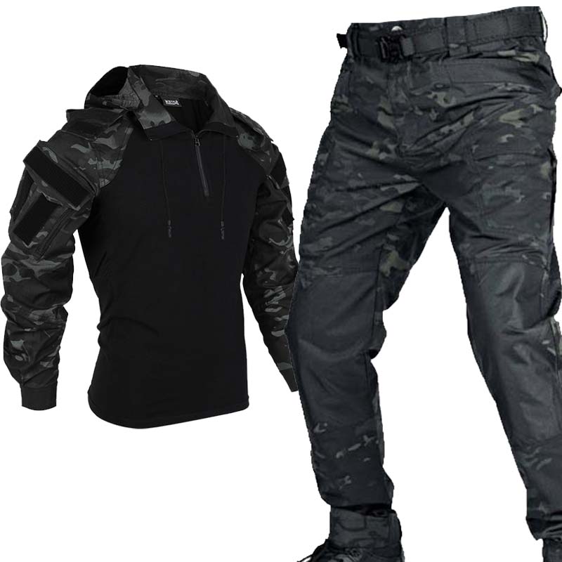Men's Black Multicam Tactical  - Outdoor Hunting Outfit のレビューと価格