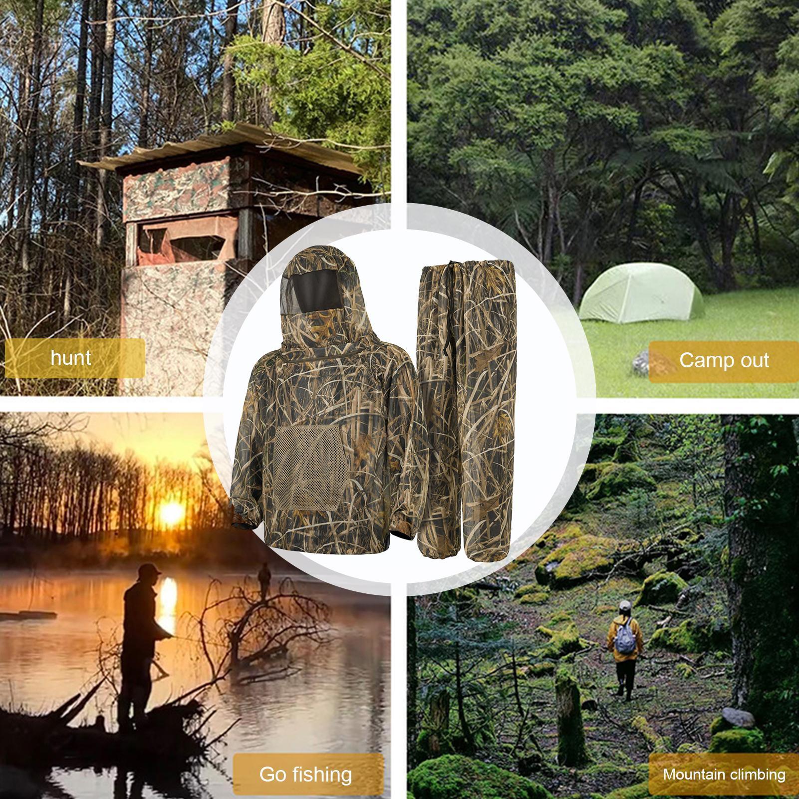 Men Hunting Suit Fly Proof Mes - Outdoor Hunting Outfit のレビューと価格