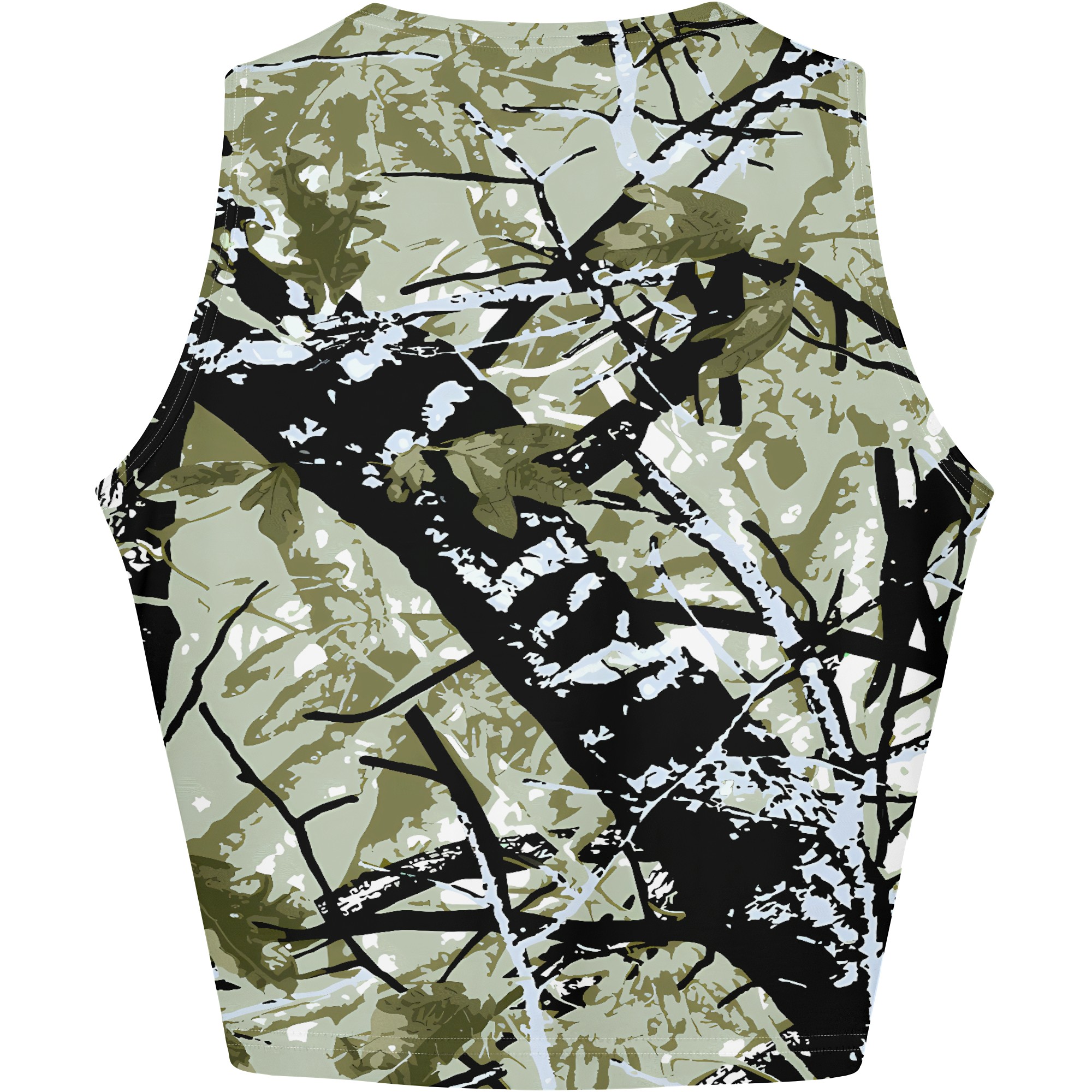 Camo Crop Top, Green Camouflag - Outdoor Hunting Outfit のレビューと価格