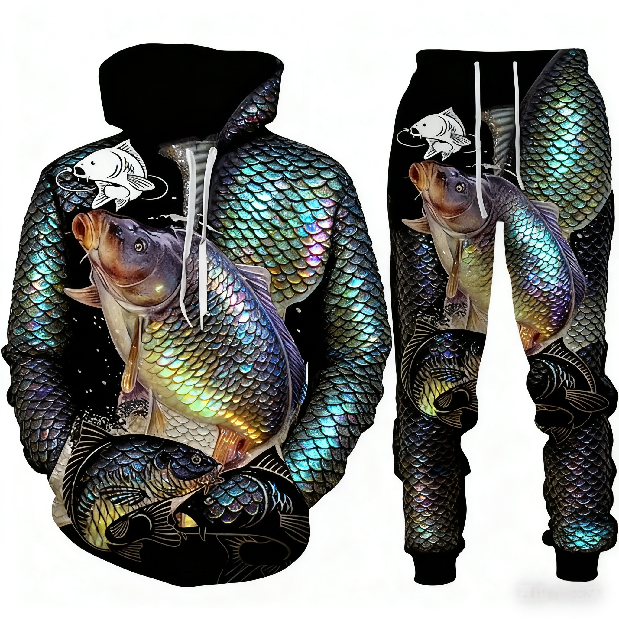 Popular Bass Fishing 3D Print  - Outdoor Hunting Outfit のレビューと価格