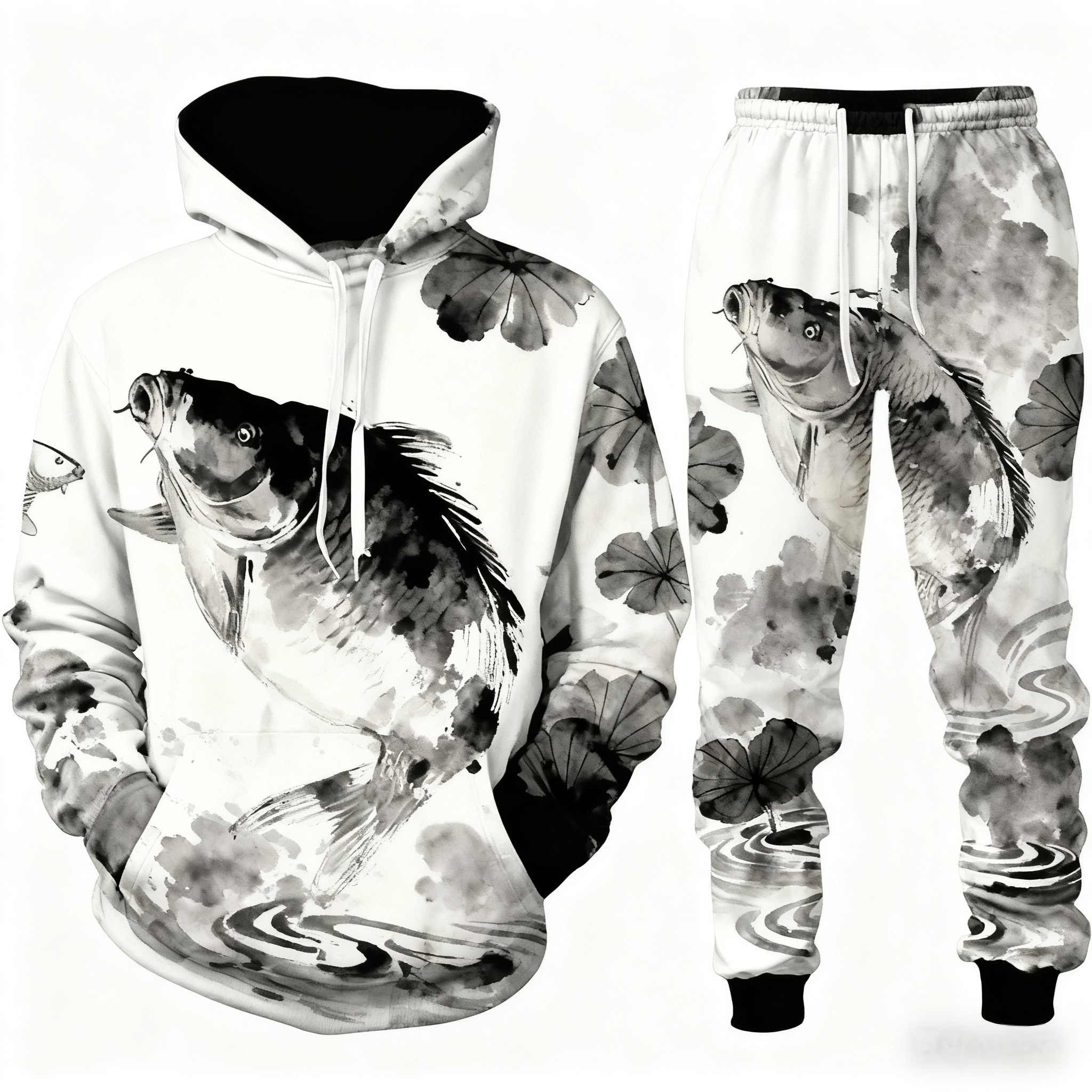 Popular Bass Fishing 3D Print  - Outdoor Hunting Outfit のレビューと価格