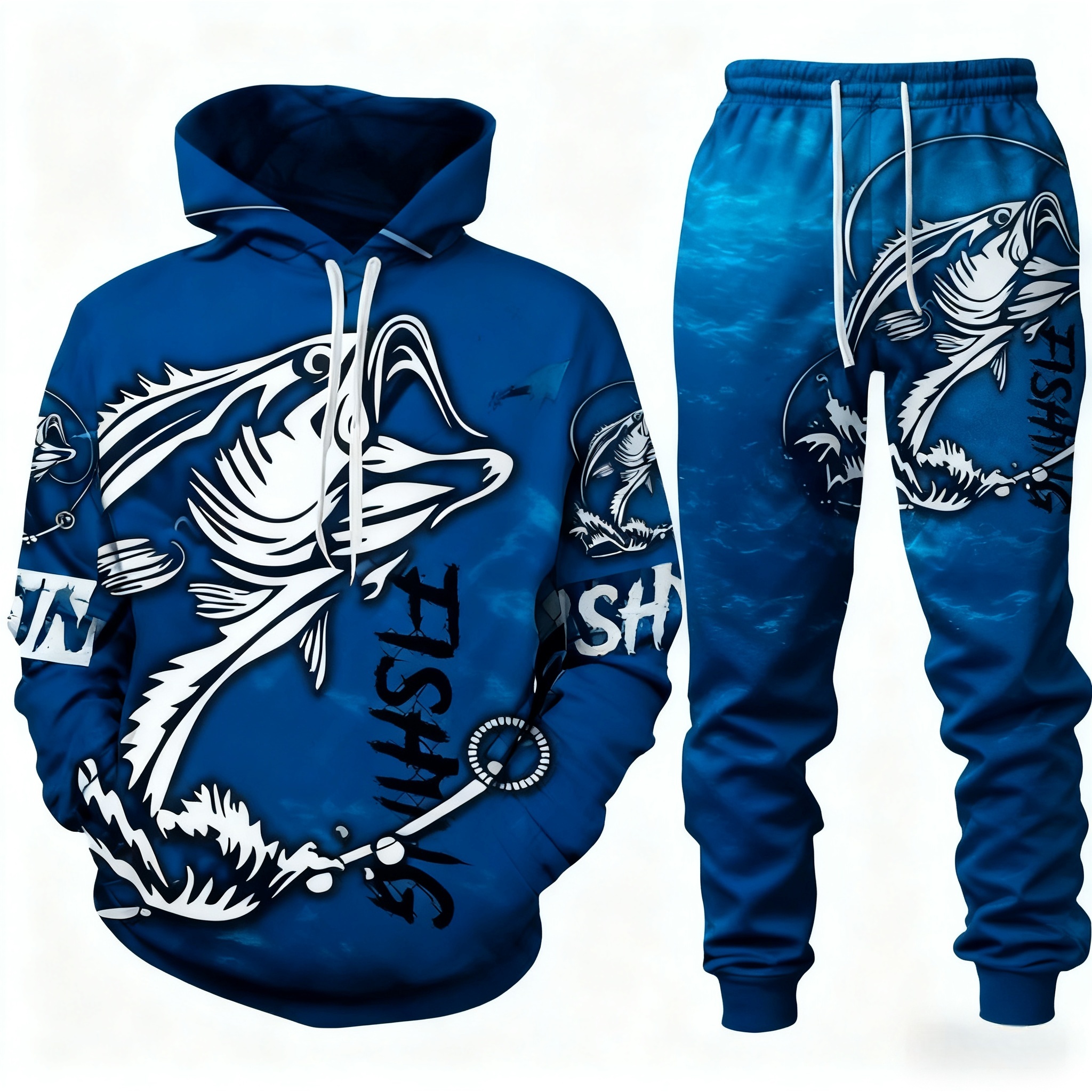 Popular Bass Fishing 3D Print  - Outdoor Hunting Outfit のレビューと価格