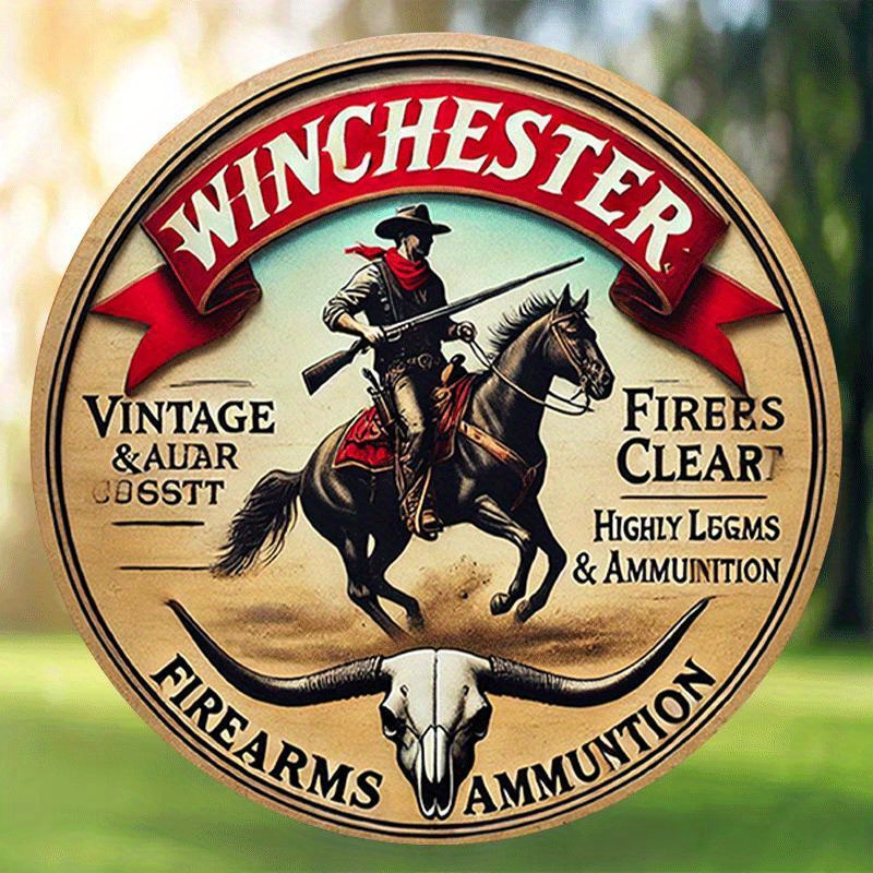 Winchester vintage round metal - Outdoor Hunting House のレビューと価格