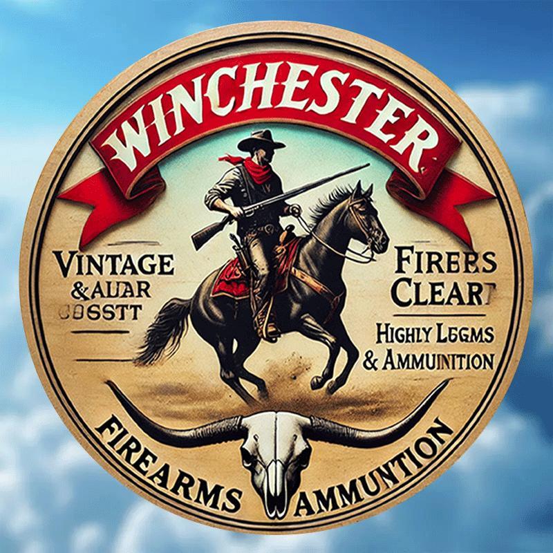 Winchester vintage round metal - Outdoor Hunting House のレビューと価格