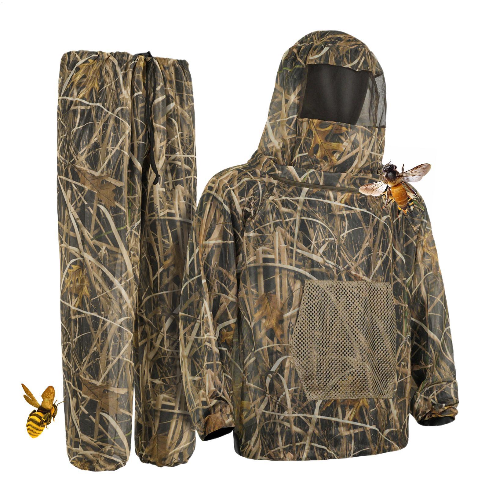 Hunting Suit Fly Proof Mesh Ou - Outdoor Hunting Outfit のレビューと価格