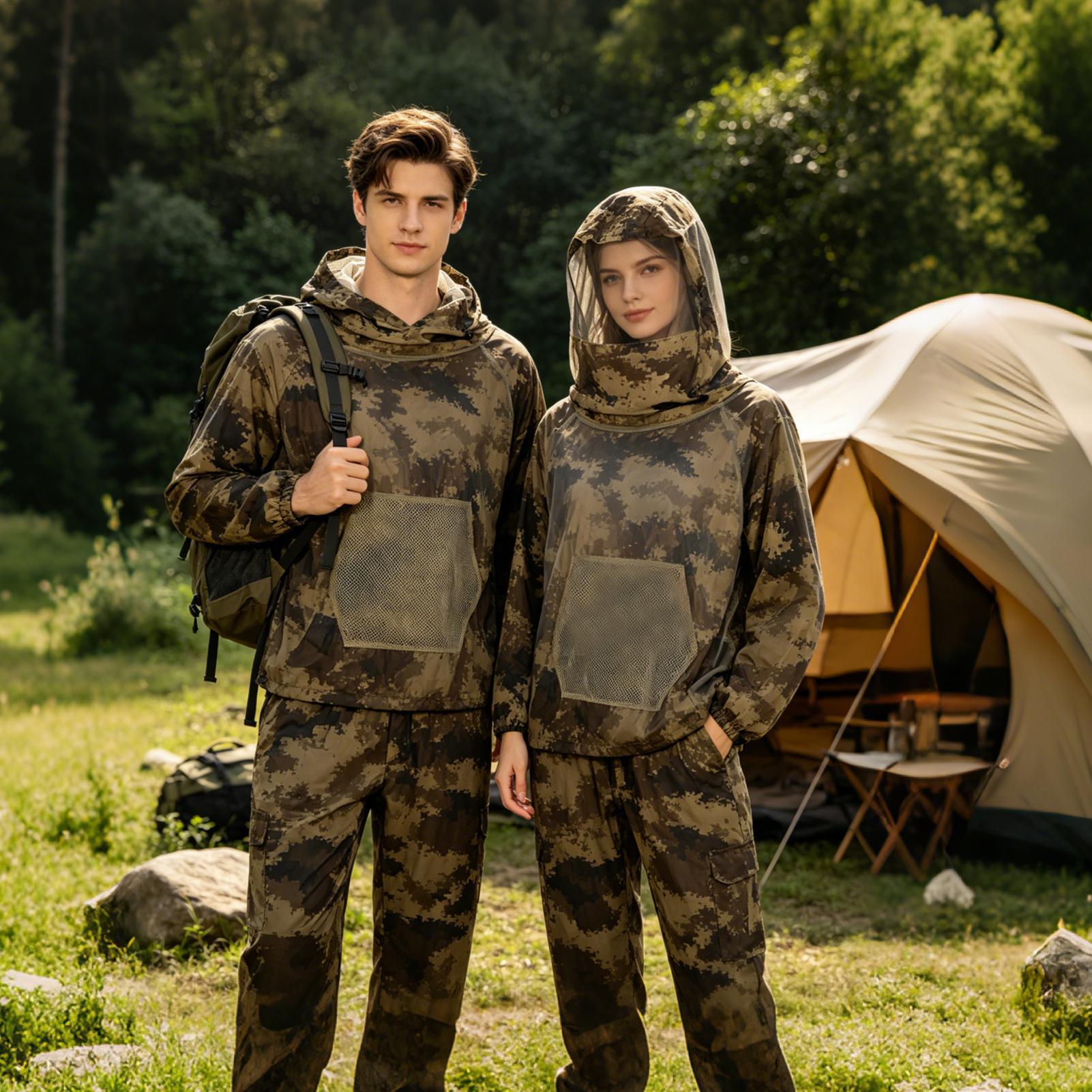Hunting Suit Fly Proof Mesh Ou - Outdoor Hunting Outfit のレビューと価格