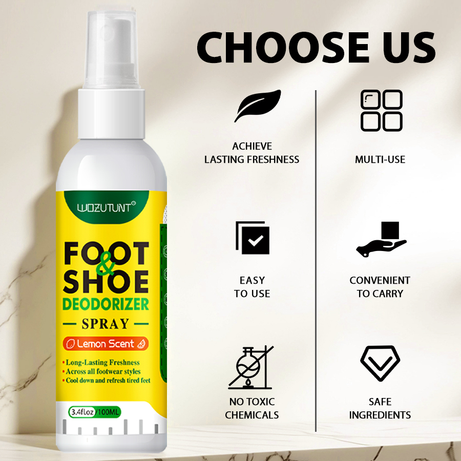 100ml Foot Shoes Deodorizer Sp - Scent Eliminator Spray のレビューと価格