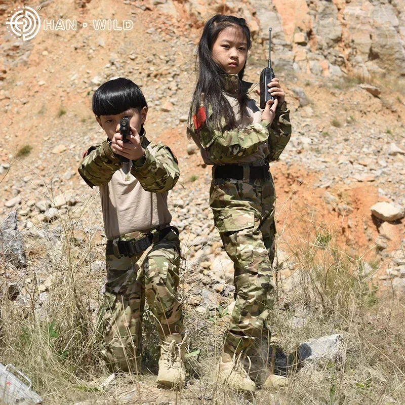 Kids Tactical Uniform Hunting  - Hunting Outdoor Boys のレビューと価格