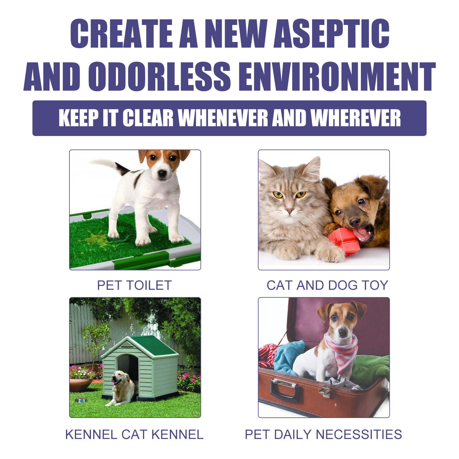 Pet Deodorant Spray Bacteria I - Scent Eliminator Spray のレビューと価格