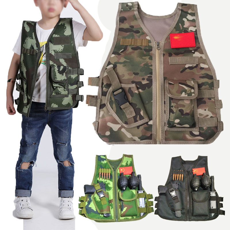 Kids Tactical Vest Suit Huntin - Hunting Outdoor Boys のレビューと価格