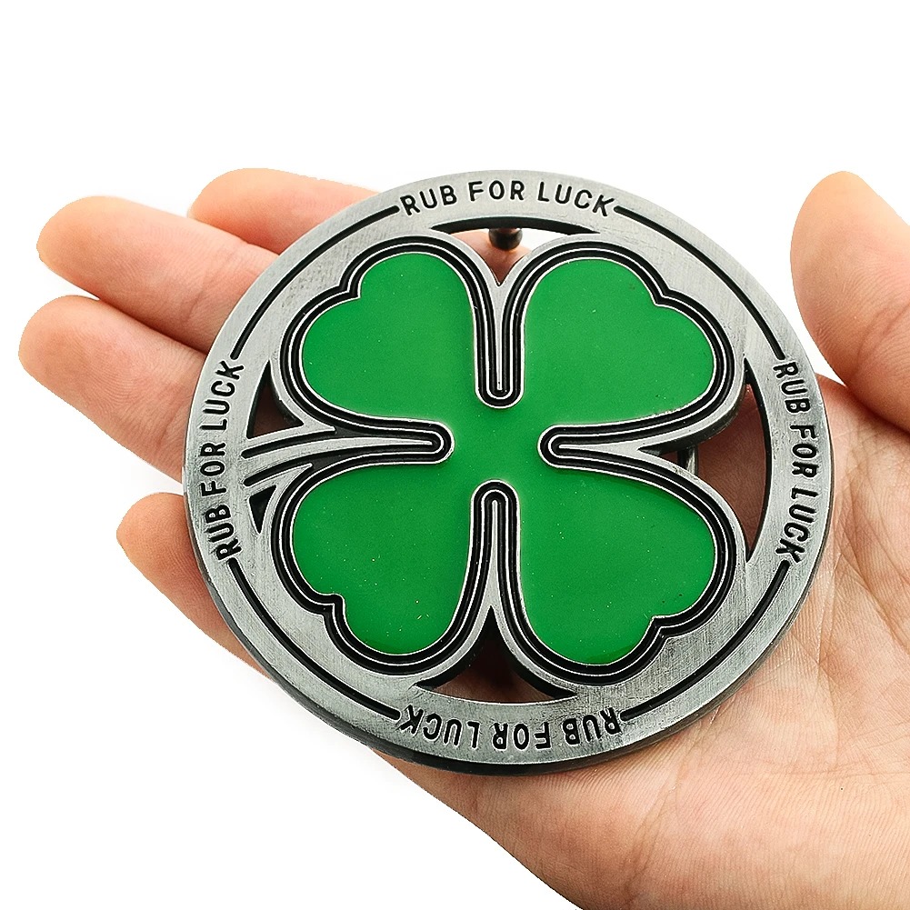 Four Leaf Clover Belt Buckle R - Outdoor Hunting Outfit のレビューと価格
