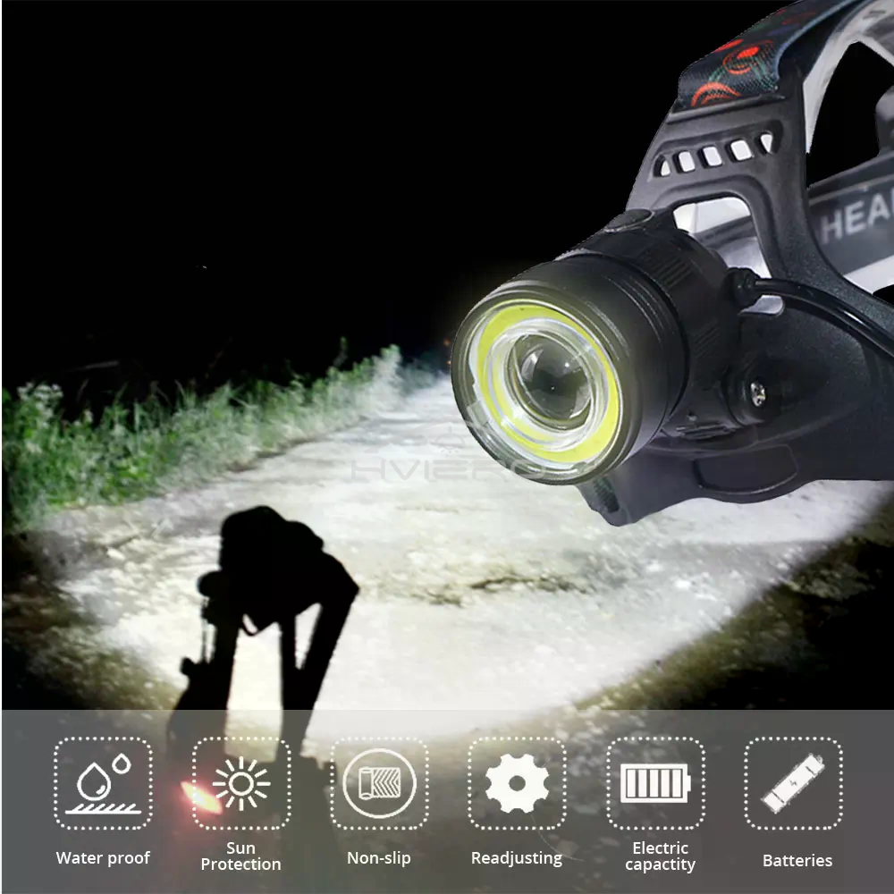T6 Cob Torch Flashlight Head L - Hunting Outdoor Jobs のレビューと価格