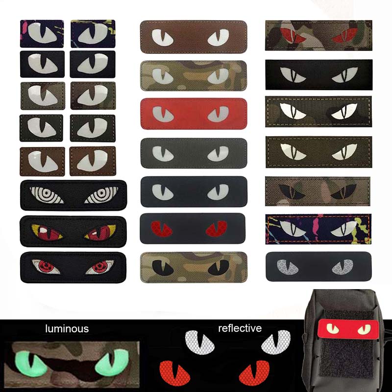 Cat Tiger Eyes,Evil Eye Badge  - Hunting Blind Fabric のレビューと価格