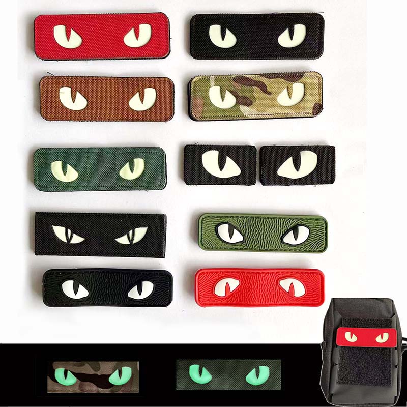 Cat Tiger Eyes,Evil Eye Badge  - Hunting Blind Fabric のレビューと価格