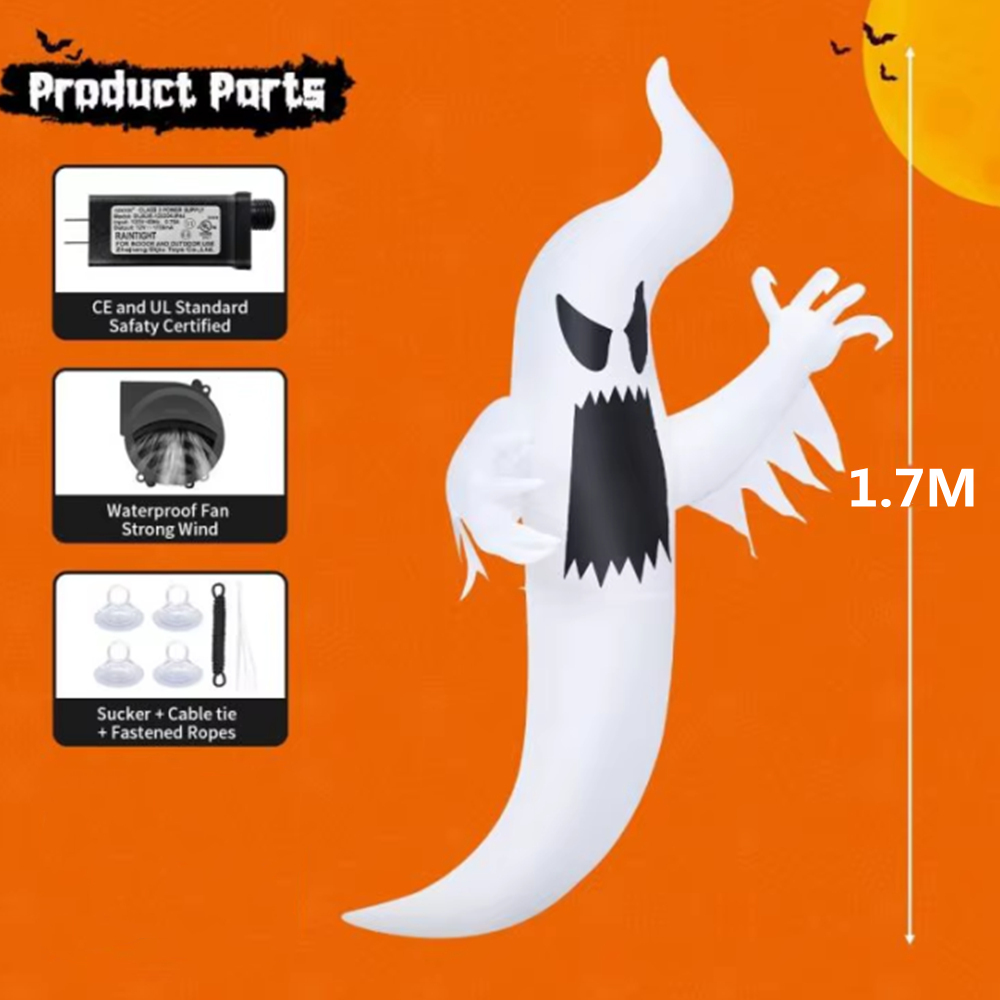 1.7M Halloween Inflatable Wind - Outdoor Hunting House のレビューと価格